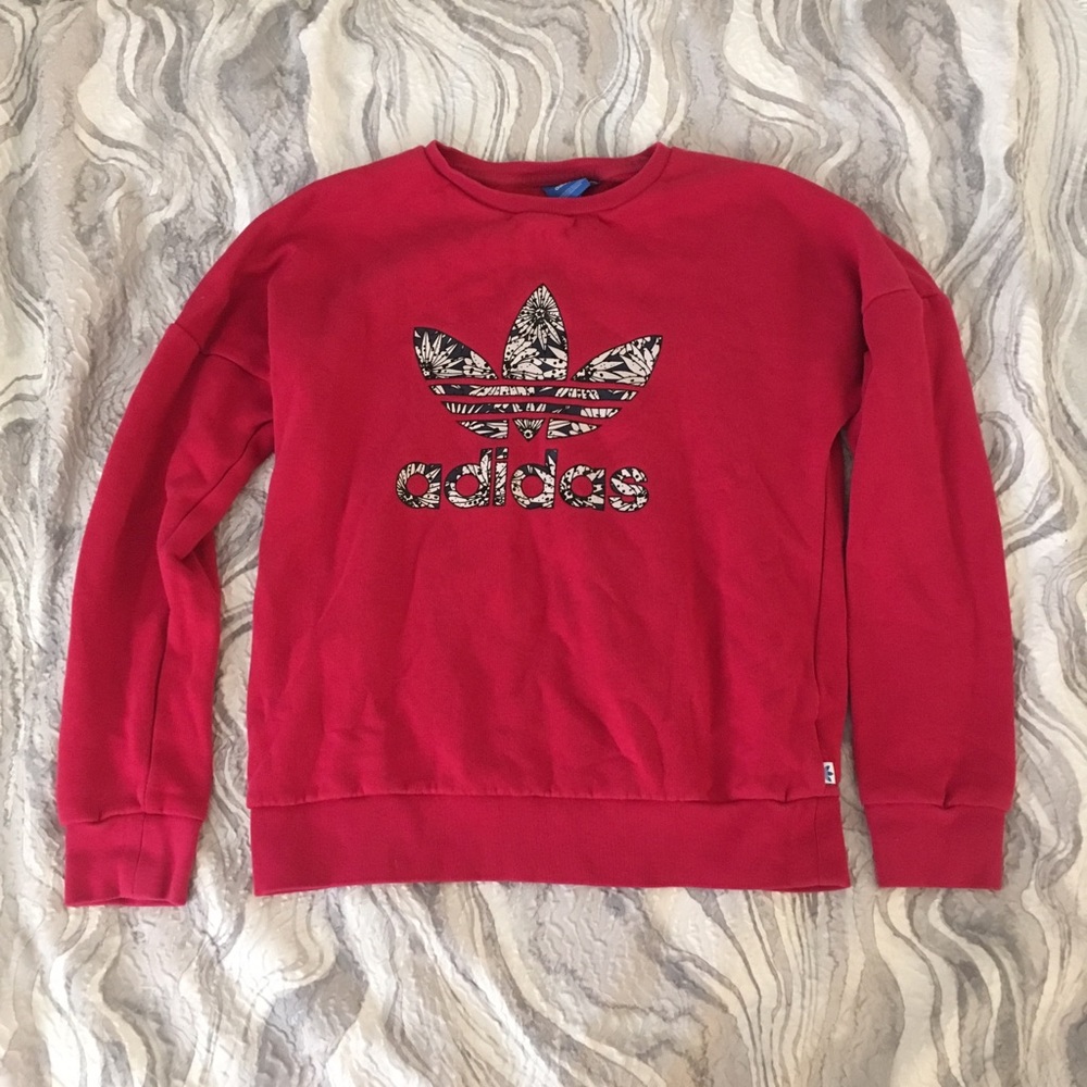 Pink Adidas Crewneck